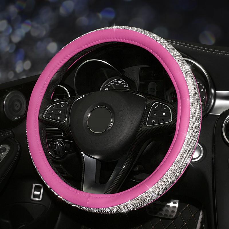 Crystal Steering Wheel Cover - Carreau