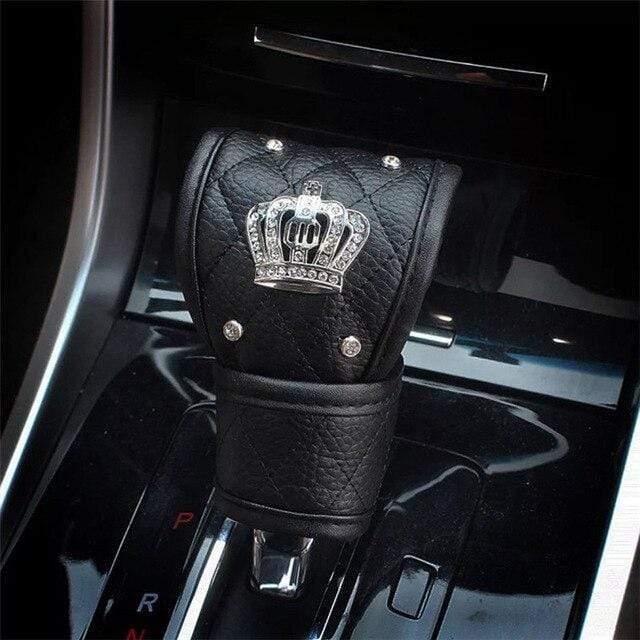 Crystal Crown Gear Shift Cover - Carreau