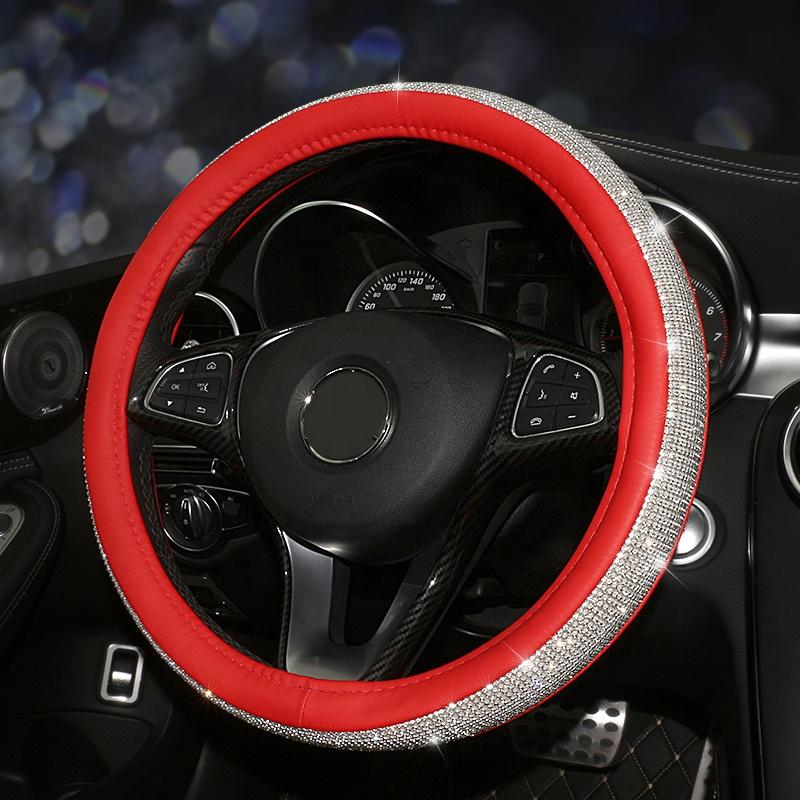 Crystal Steering Wheel Cover - Carreau