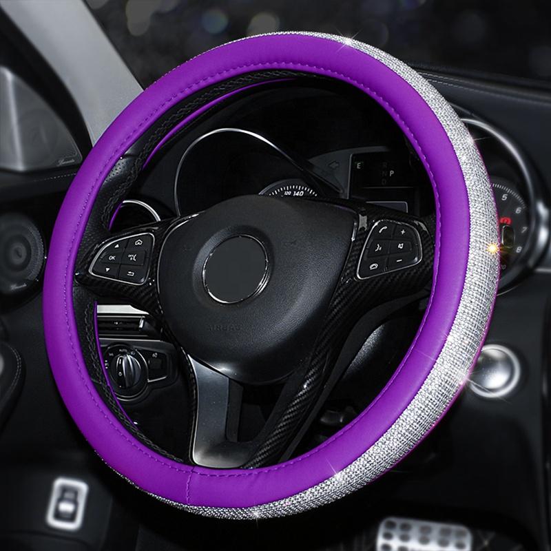Crystal Steering Wheel Cover - Carreau