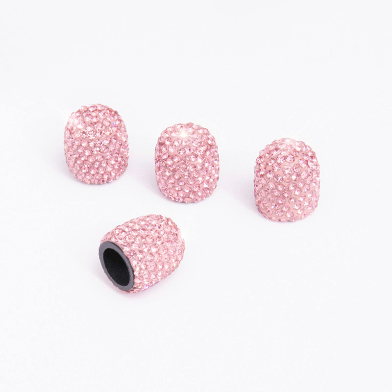 Crystal Tire Valve Caps (4 Pack) - Carreau