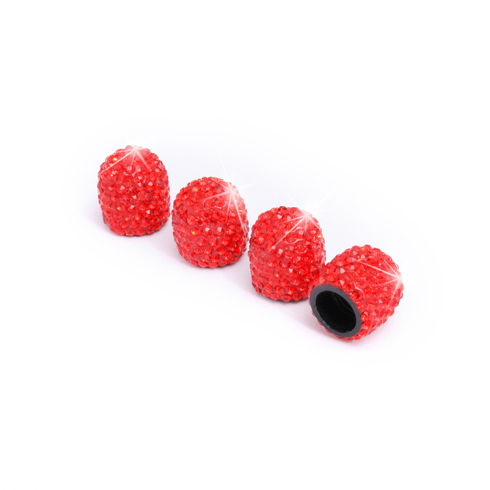 Crystal Tire Valve Caps (4 Pack) - Carreau